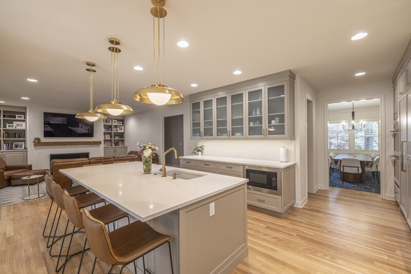 Highlands Kitchen with Brass Hood