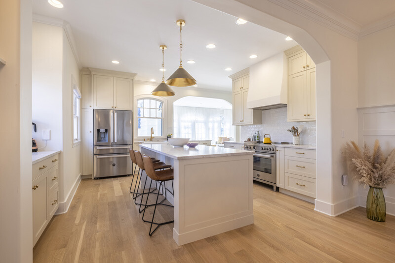 Historical North End Kitchen Remodel with Plaster Hood
