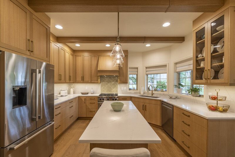 White Oak Contemporary Kitchen