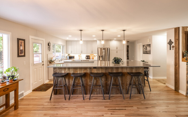 East End Kitchen with Barnwood Island